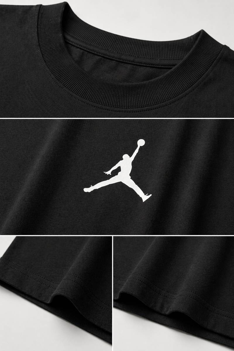 Camiseta oversized Air Jordan preta  — foto 5