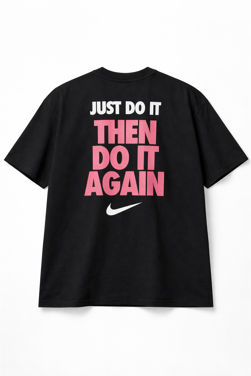 Camiseta oversized Nike just do it preta 