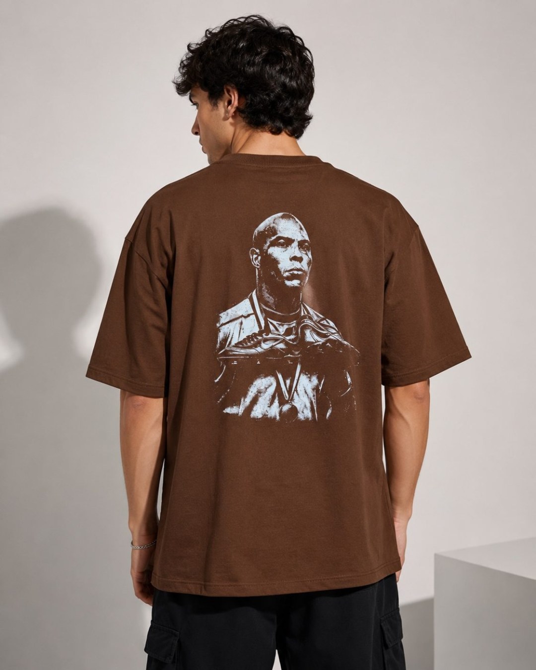 Camiseta oversized Ronaldo fenômeno marrom — foto 2
