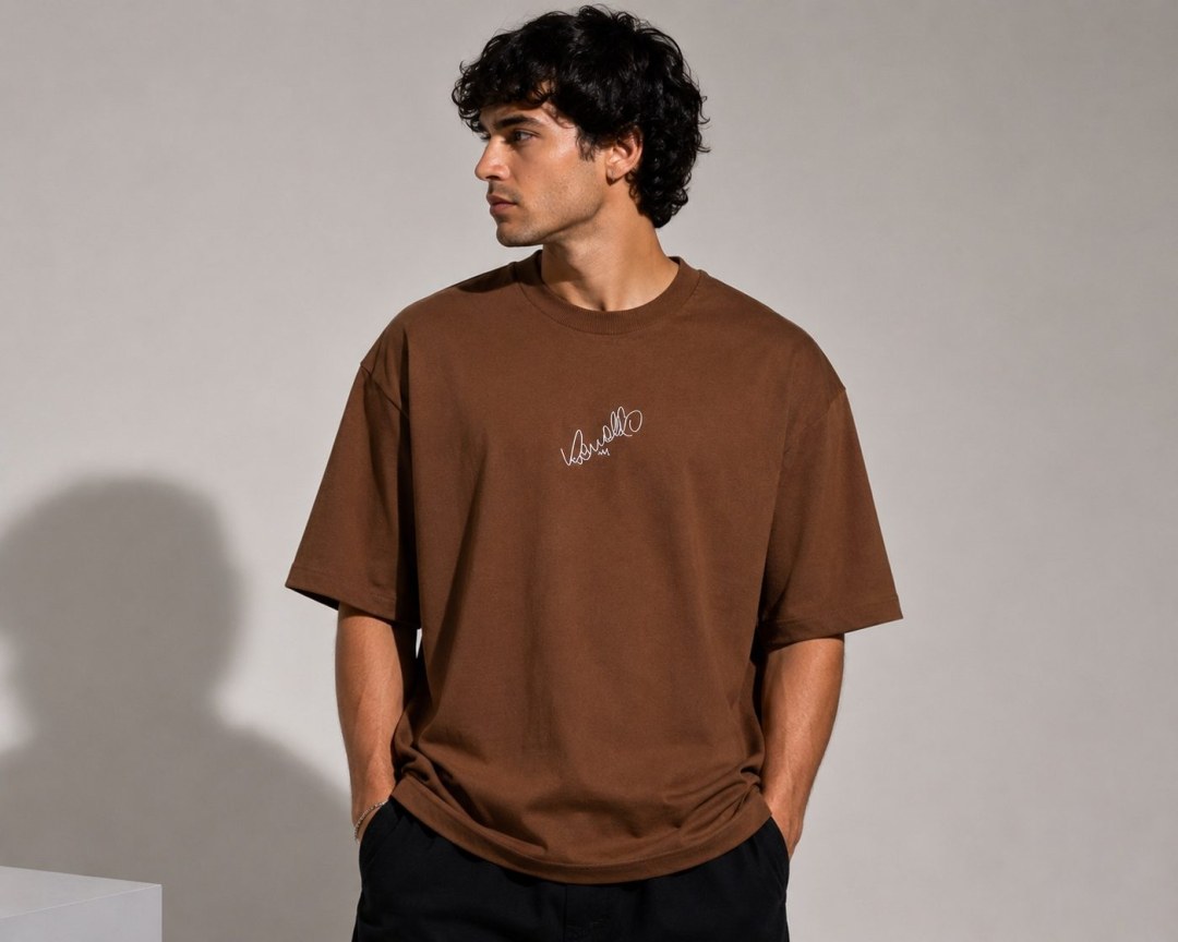 Camiseta oversized Ronaldo fenômeno marrom — foto 4