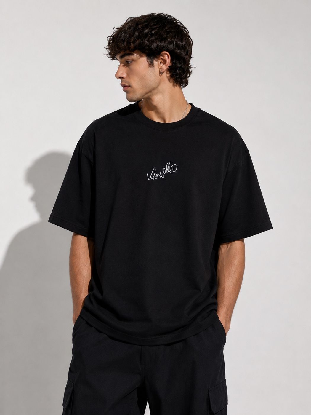 Camiseta oversized Ronaldo fenômeno preta  — foto 4