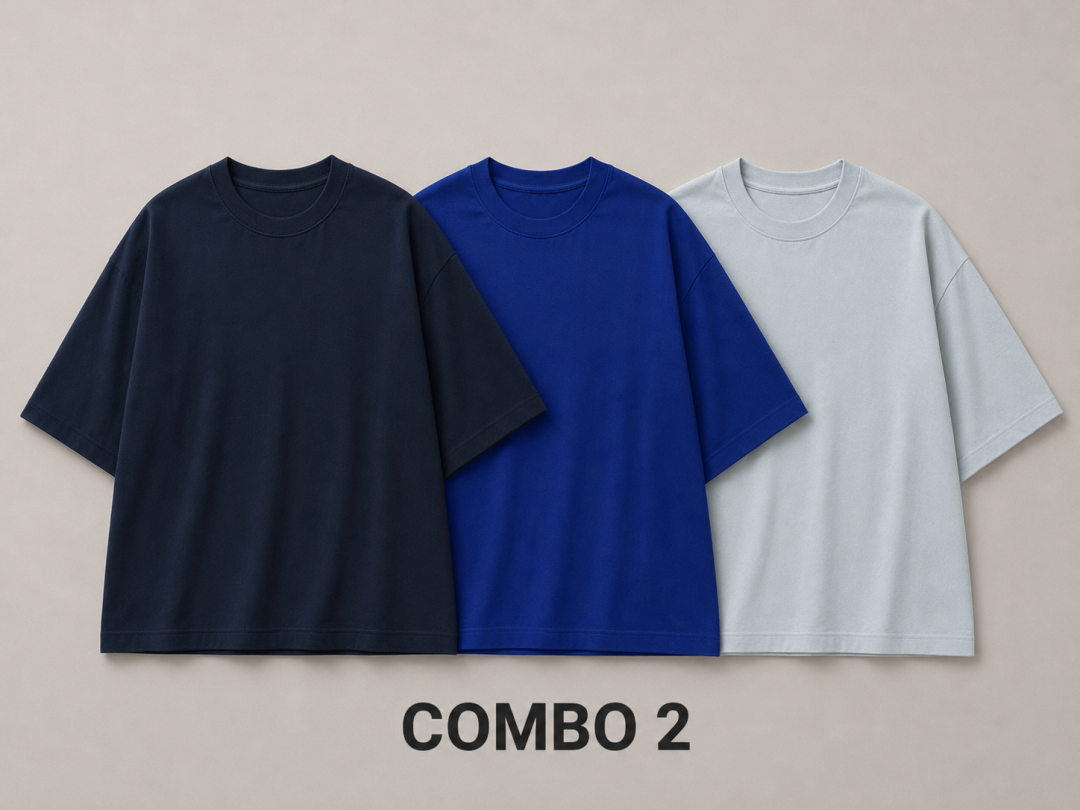 Combo 3 camisetas oversized tamanho GG — foto 2
