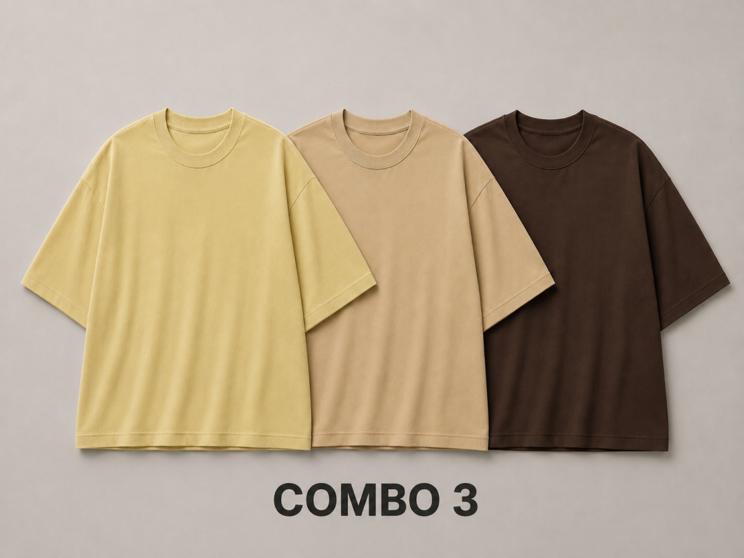 Combo 3 camisetas oversized tamanho GG — foto 3