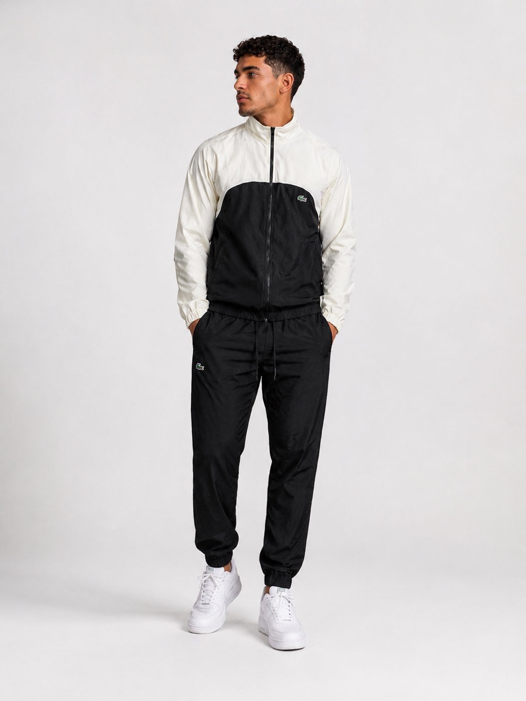Conjunto táctel Lacoste preto/off  — foto 2