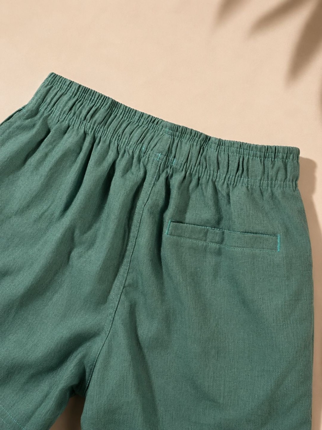 Short de linho verde Calvin Klein — foto 2