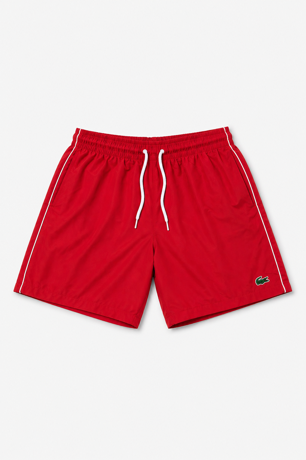 Short elastano Lacoste vermelho 