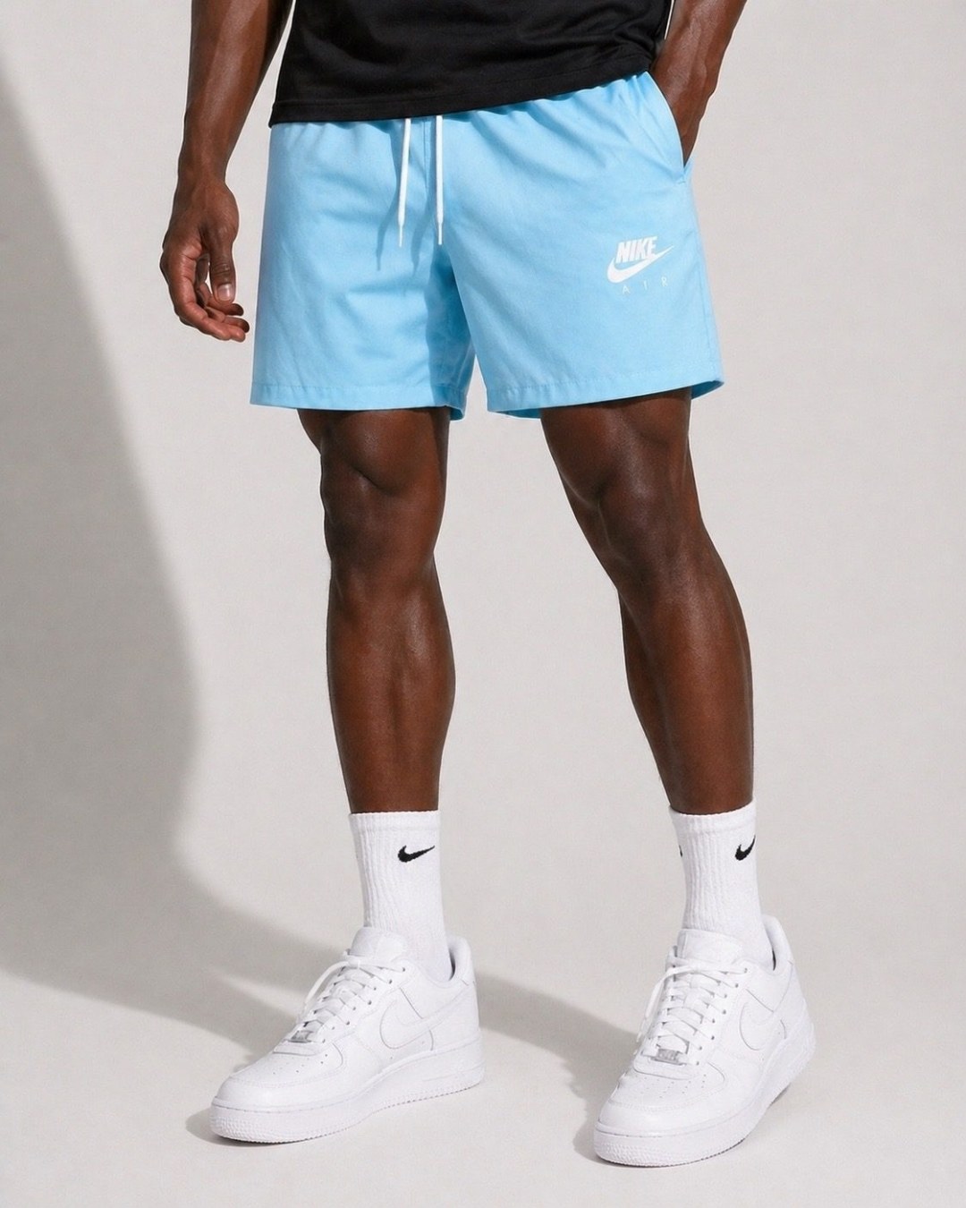 Short elastano Nike Air azul bebê  — foto 2